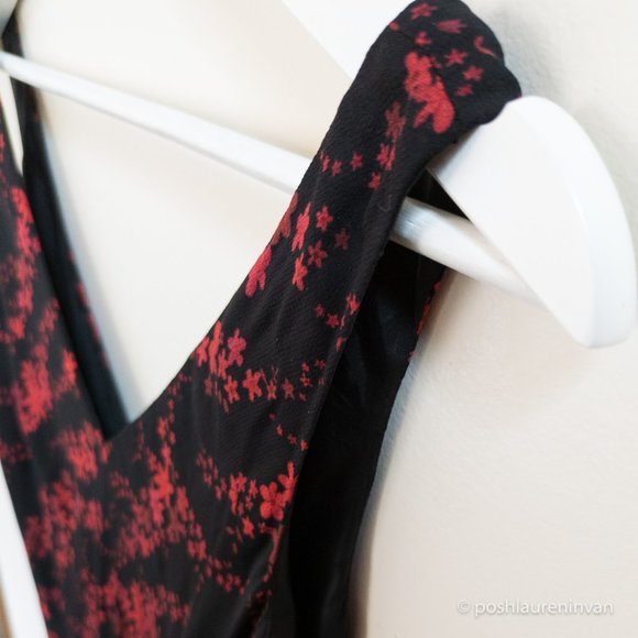 Jones New York V-Neck Sleeveless Dress – 90s Style – US 10 - Picture 5 of 12